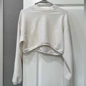 Alo cropped crew neck
